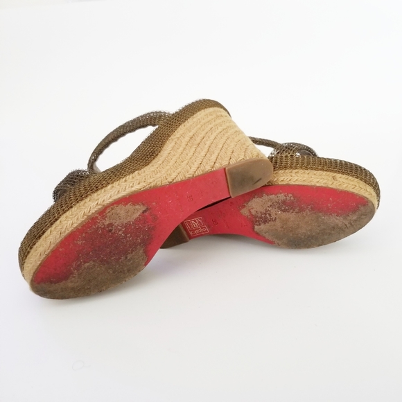 Christian Loubutin Espadrilles Cadena Chainmaille - Picture 5 of 7